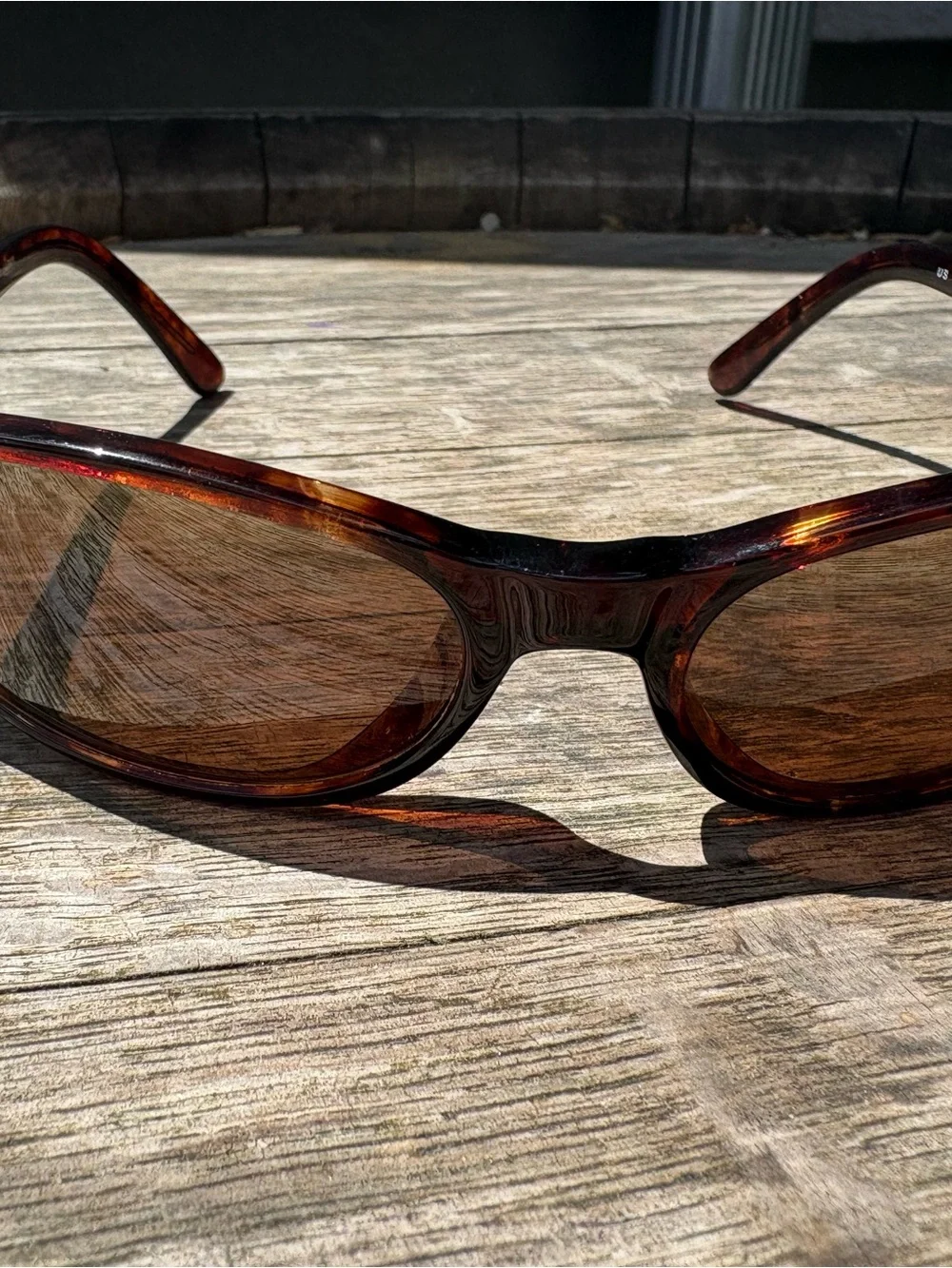 Maui Jim Tortoise Frame Sunglasses with Brown Lenses